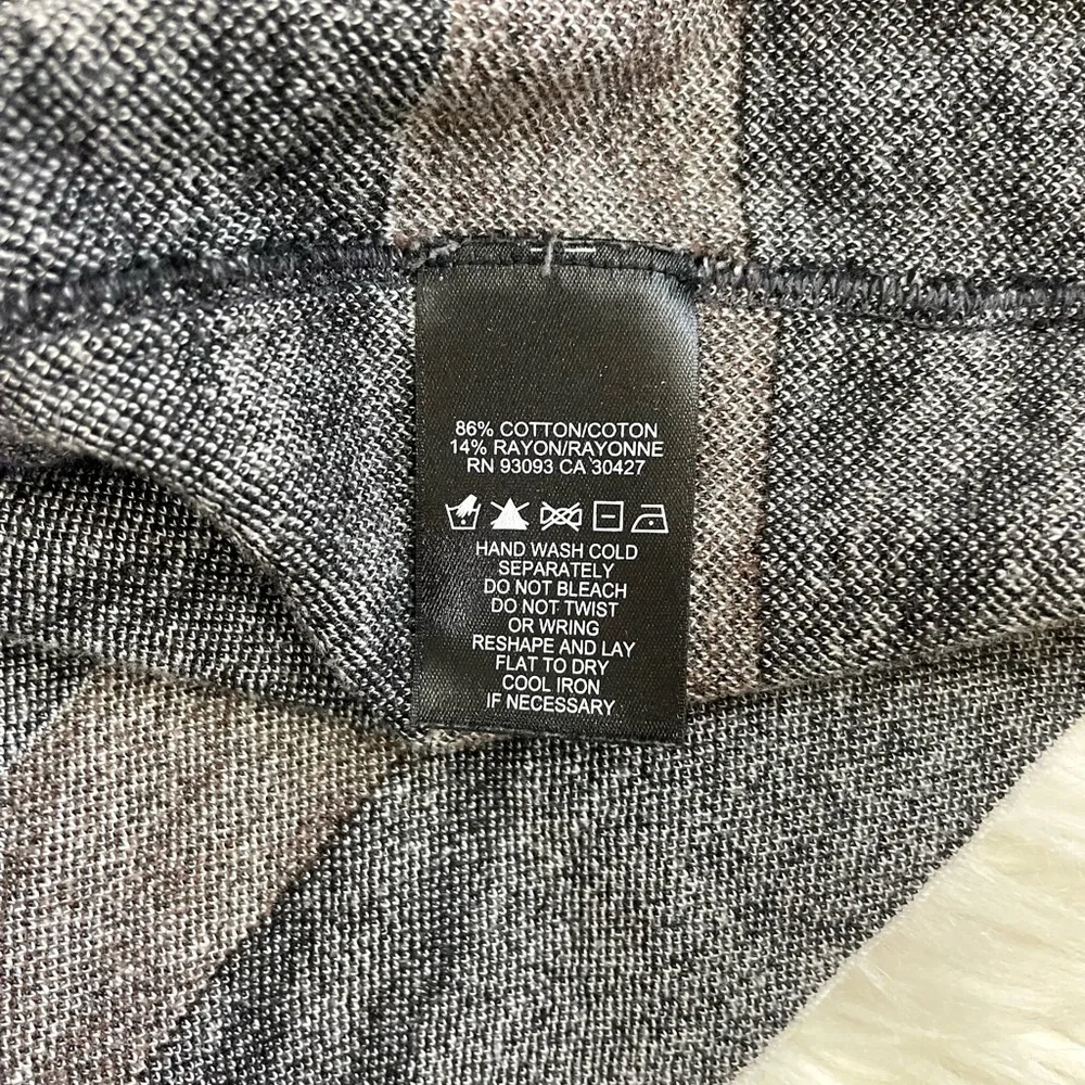 NIC + ZOE Broken Stripes Fall Shirt, Geometric/Modern Print - Picture 4 of 7